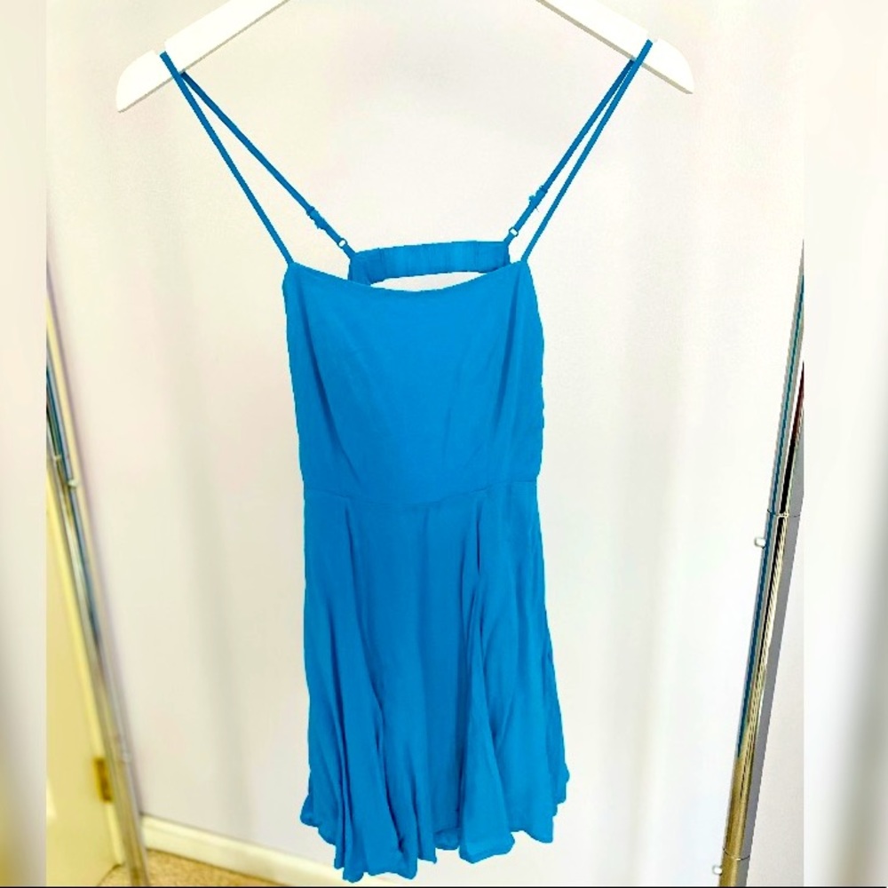 Forever 21 Blue Spring Mini Dress